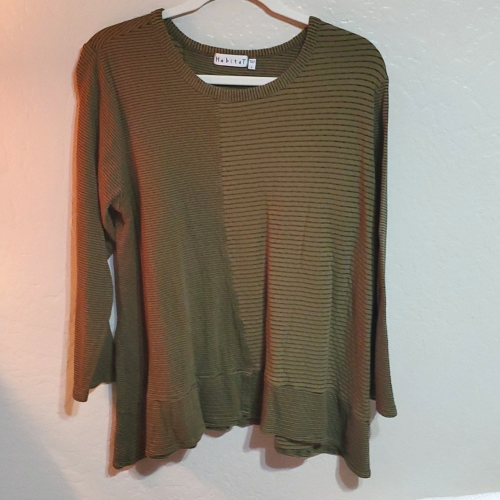 SOLD Olive Green long shirt